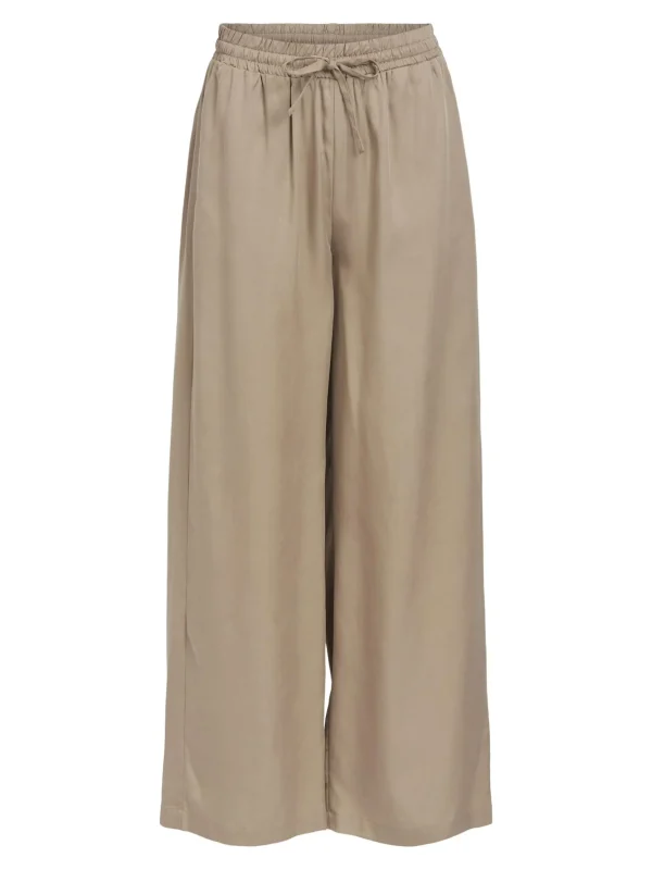 Dame OBJECT AFSLAPPET BREDE BUKSER