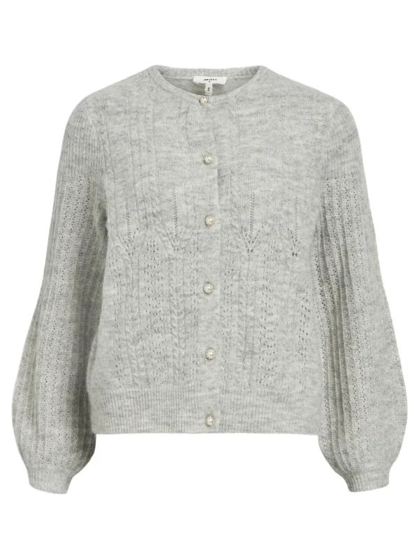 Dame OBJECT ALPAKA-ULDBLANDING CARDIGAN