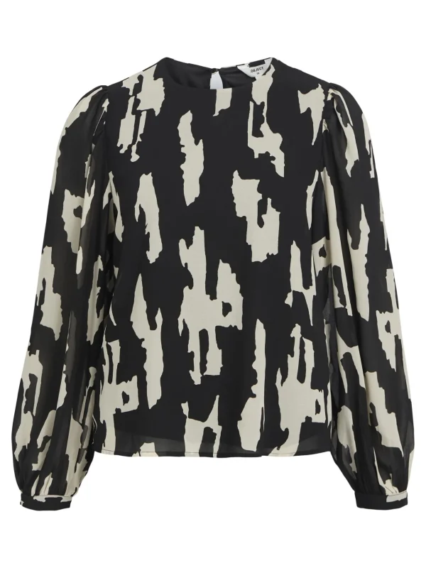 Dame OBJECT BALLONÆRME BLUSE