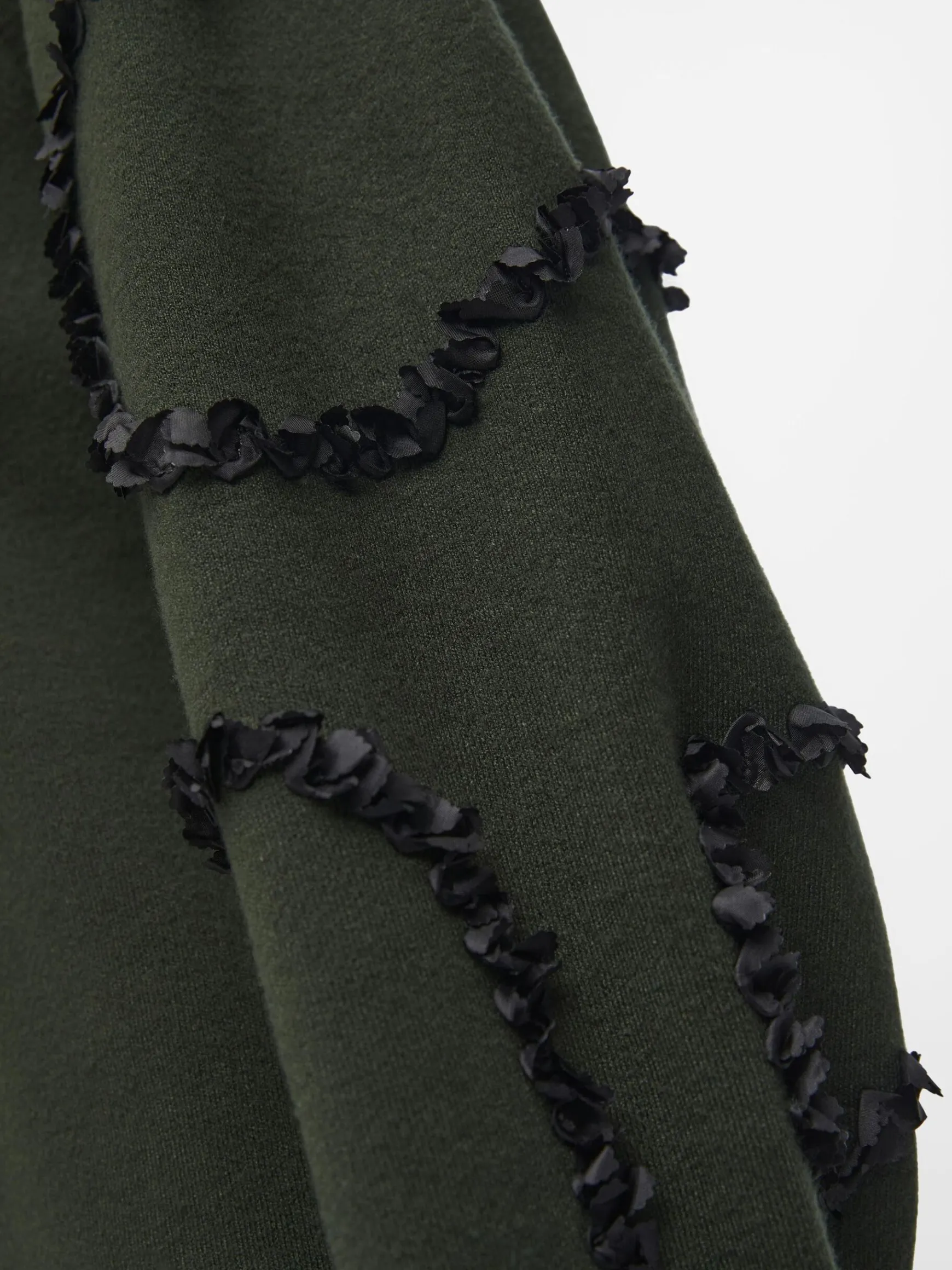 Dame OBJECT BALLONÆRMEDE STRIKKET KJOLE