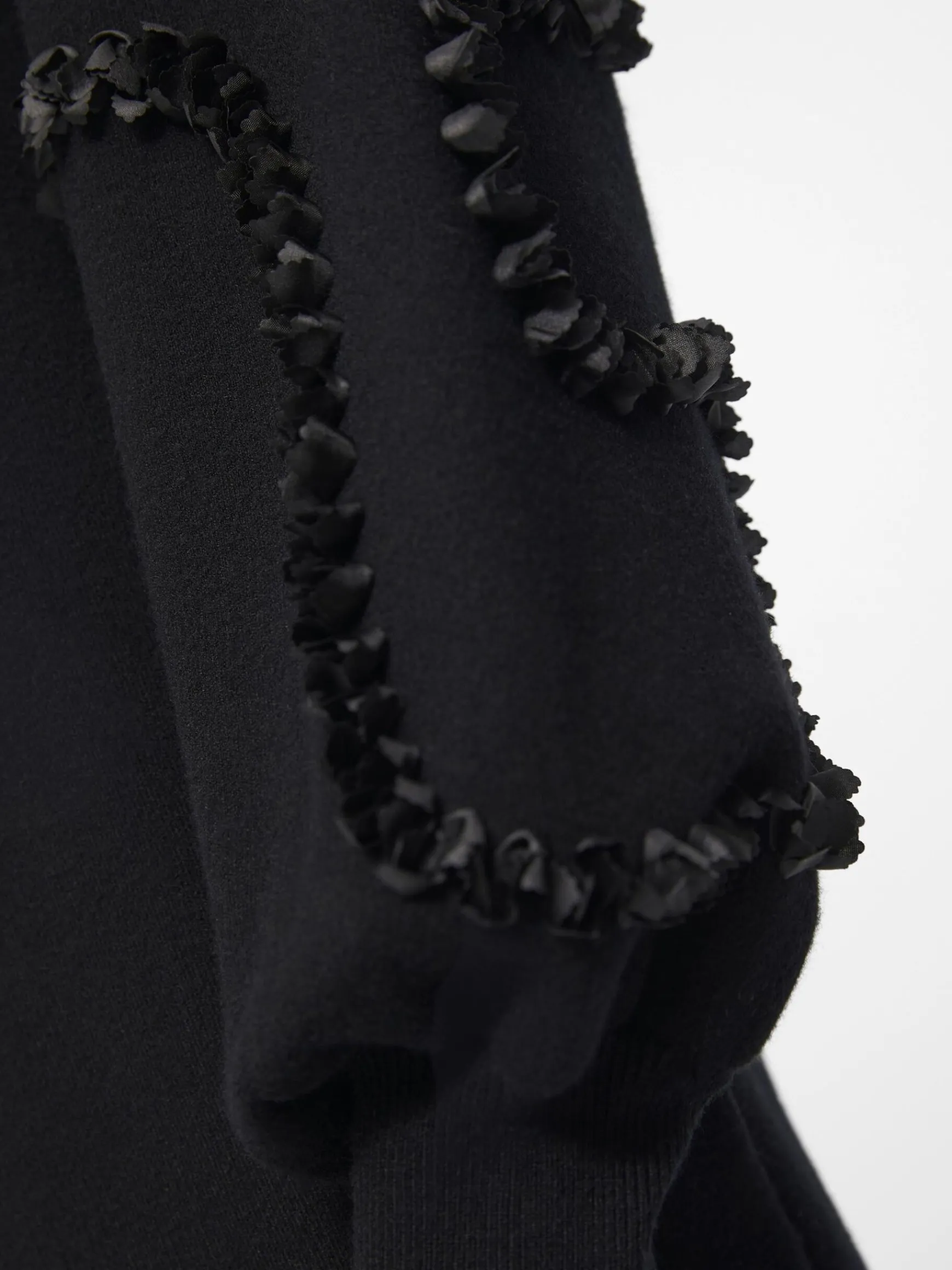 Dame OBJECT BALLONÆRMEDE STRIKKET KJOLE