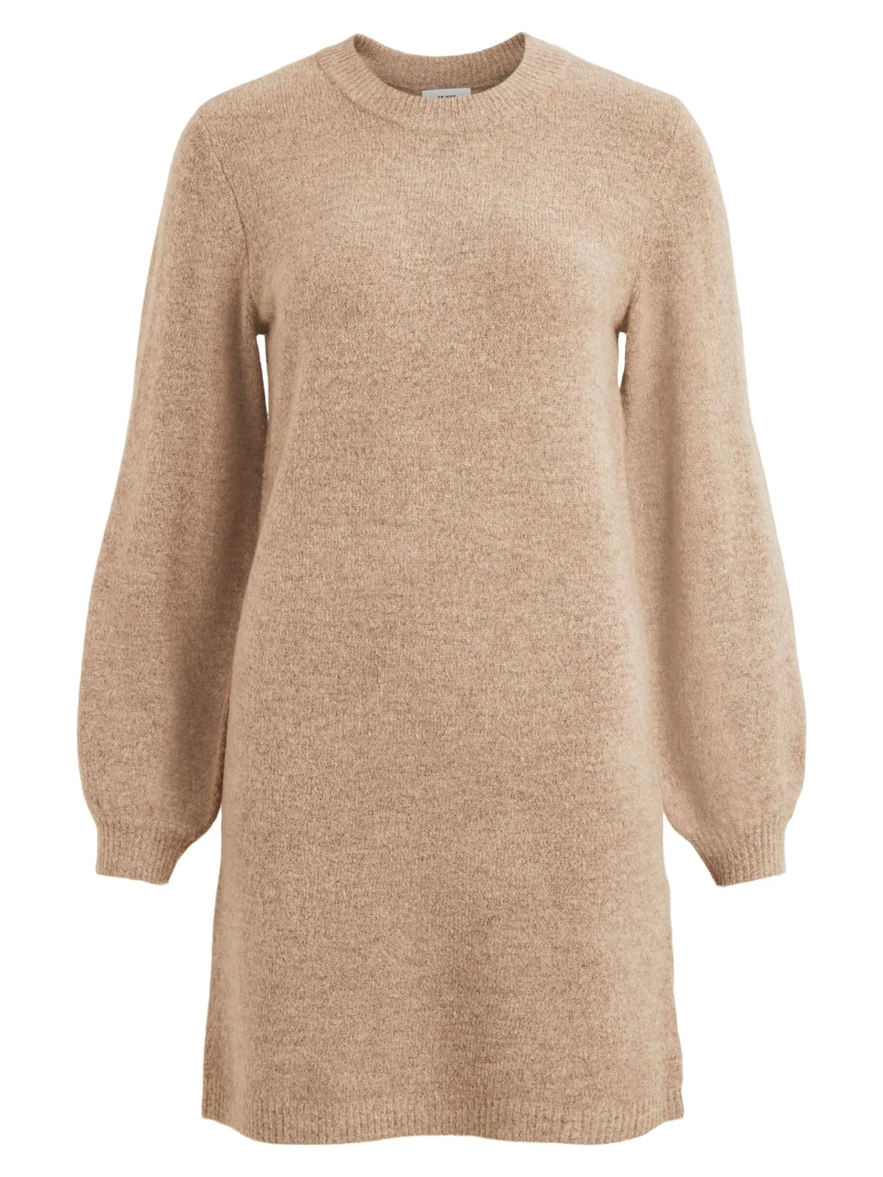 Dame OBJECT BALLONÆRMET STRIKKET KJOLE