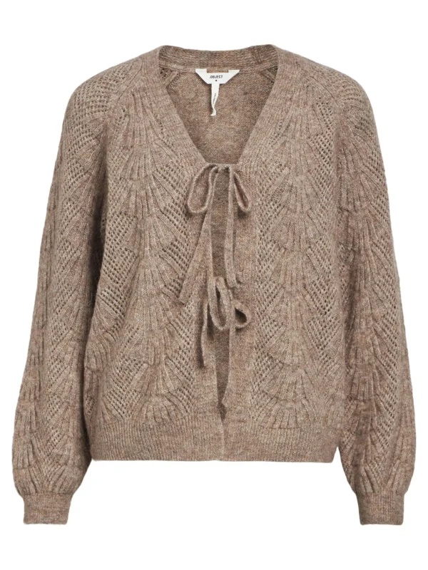 Dame OBJECT BINDELUKNING FORAN CARDIGAN