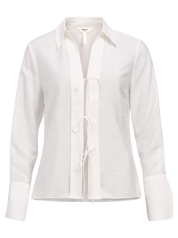 Dame OBJECT BINDELUKNING FORAN SKJORTE