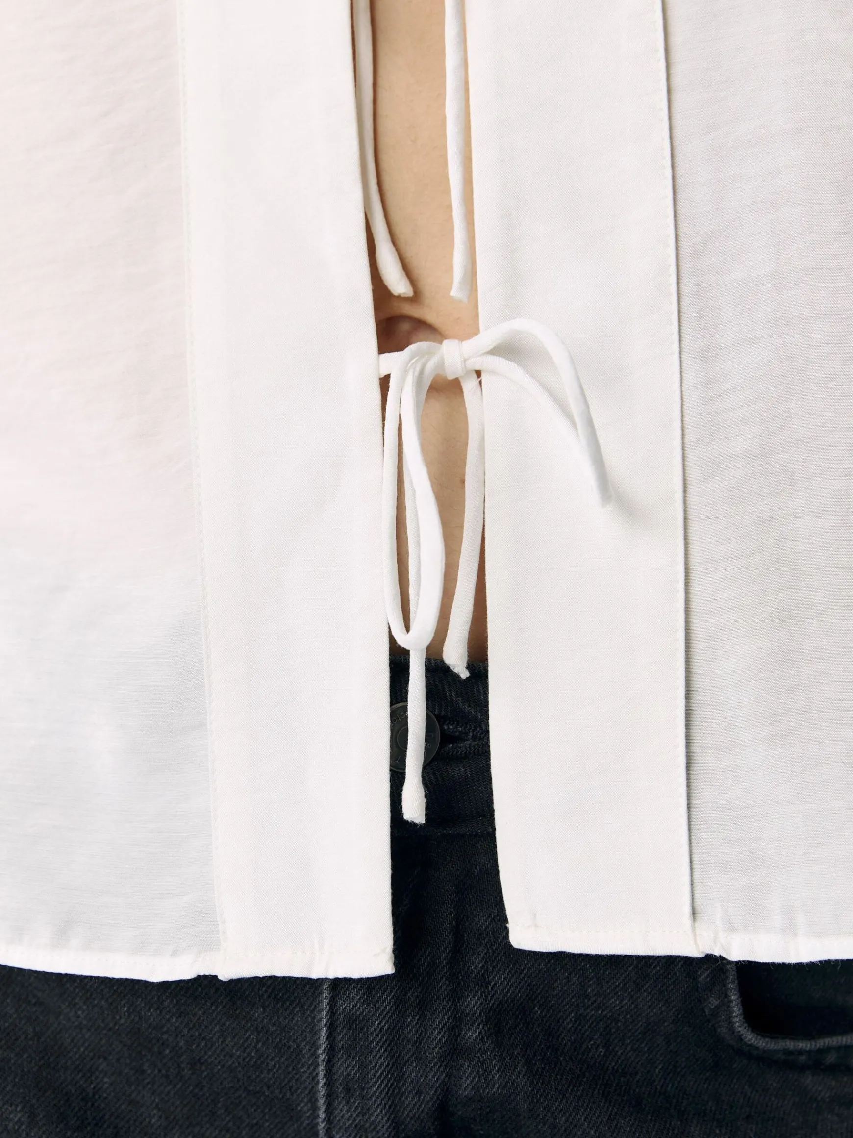 Dame OBJECT BINDELUKNING FORAN SKJORTE