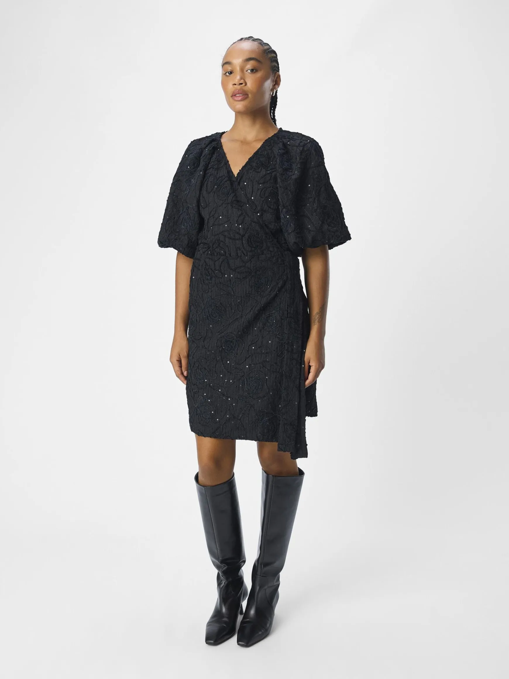 Dame OBJECT BLOMSTRET SLÅ OM KJOLE