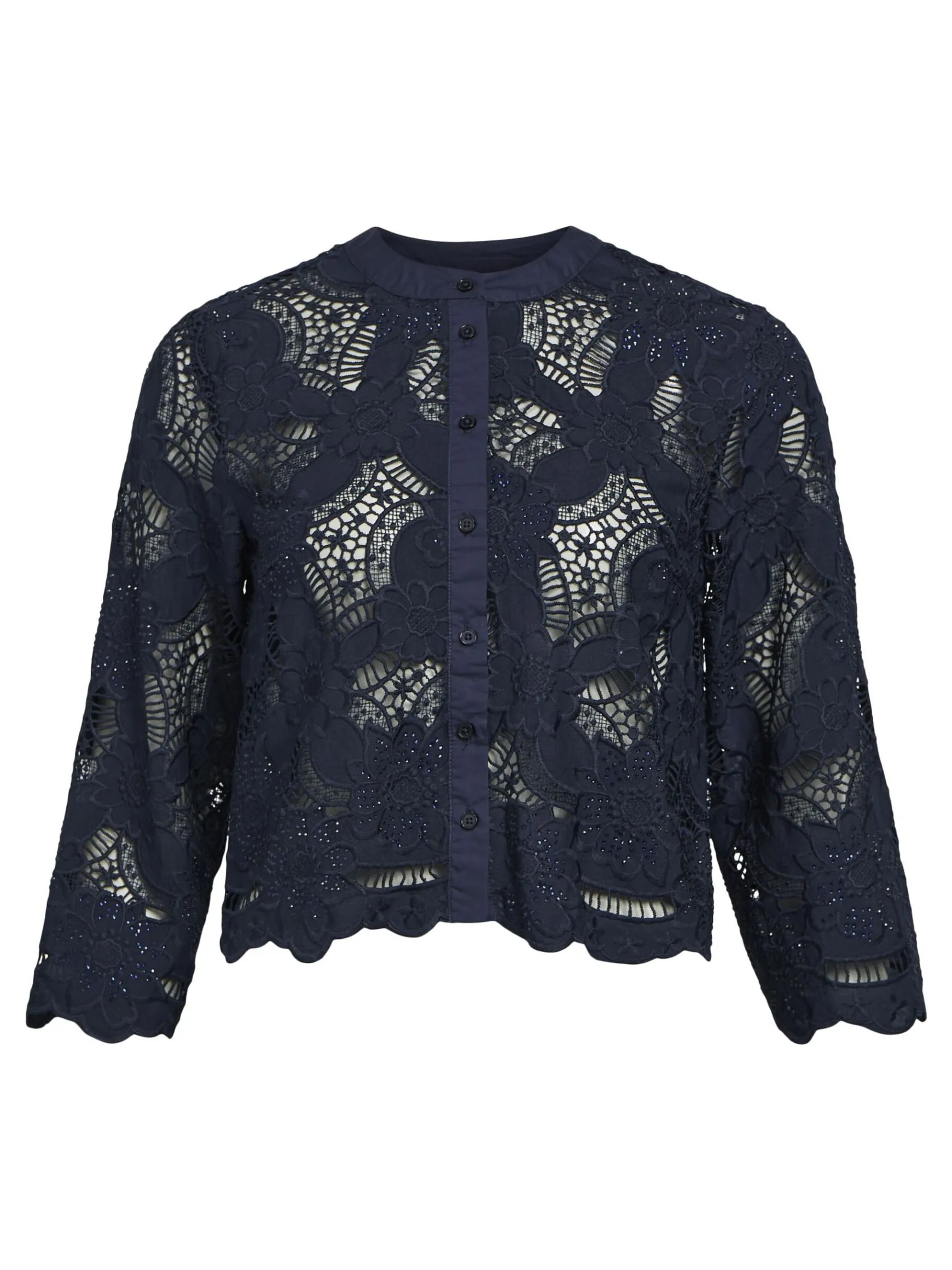 Dame OBJECT BLONDE CROPPED SKJORTE