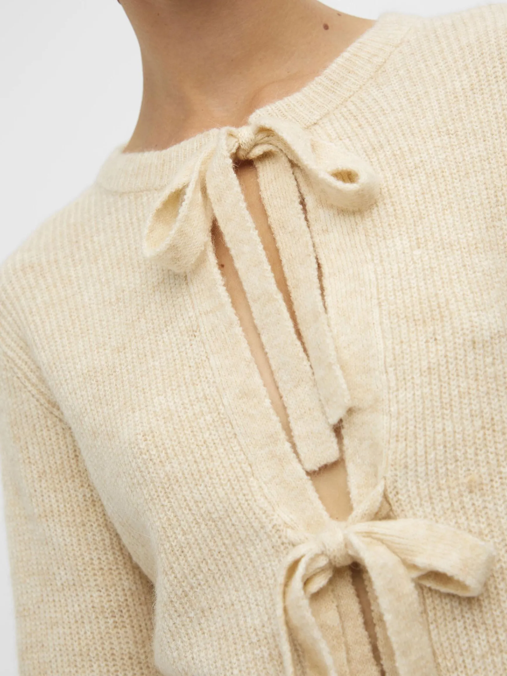 Dame OBJECT CROPPET VENDBAR CARDIGAN