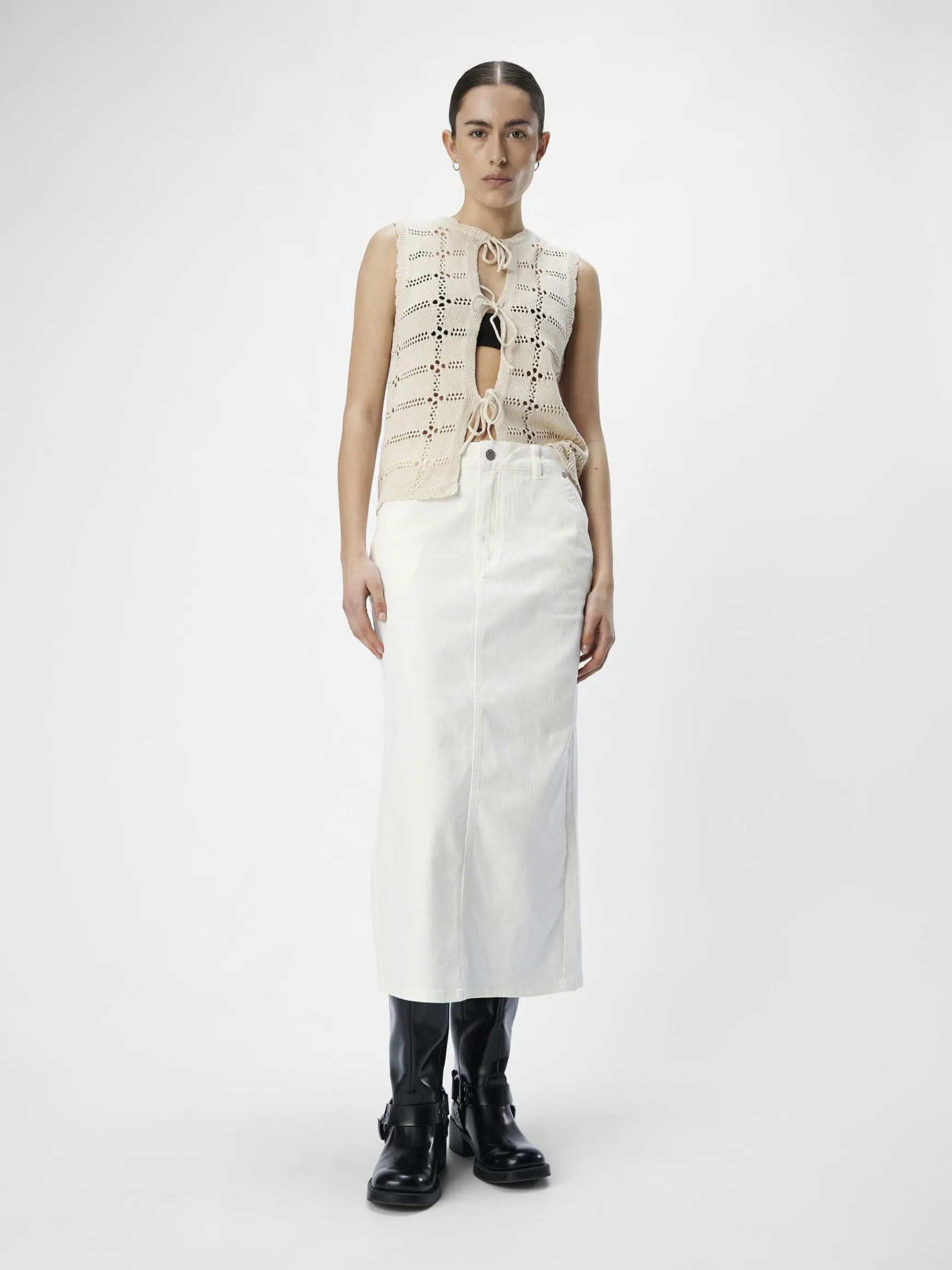 Dame OBJECT DENIM MAXINEDERDEL