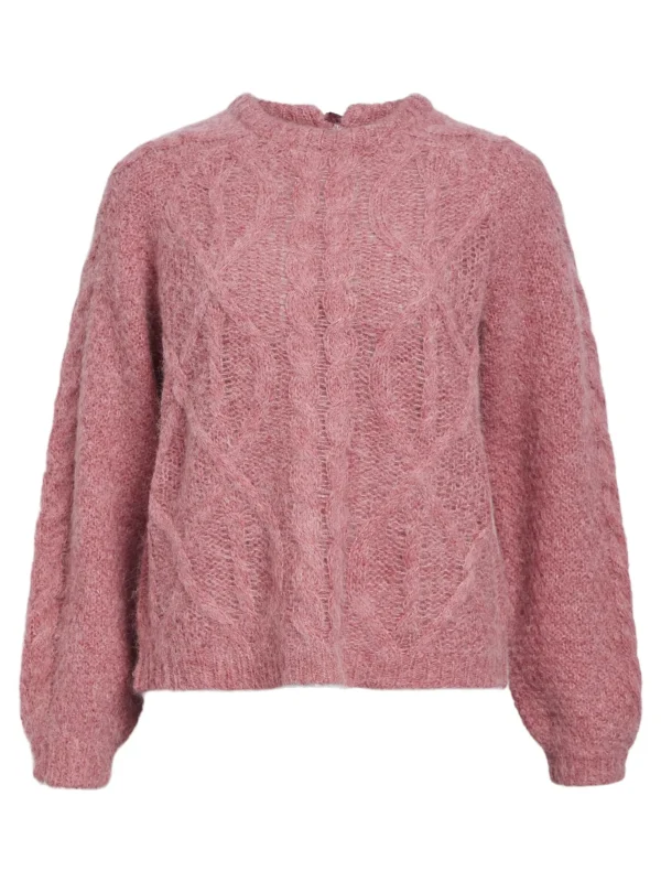 Dame OBJECT DETALJERET STRIKTRØJE