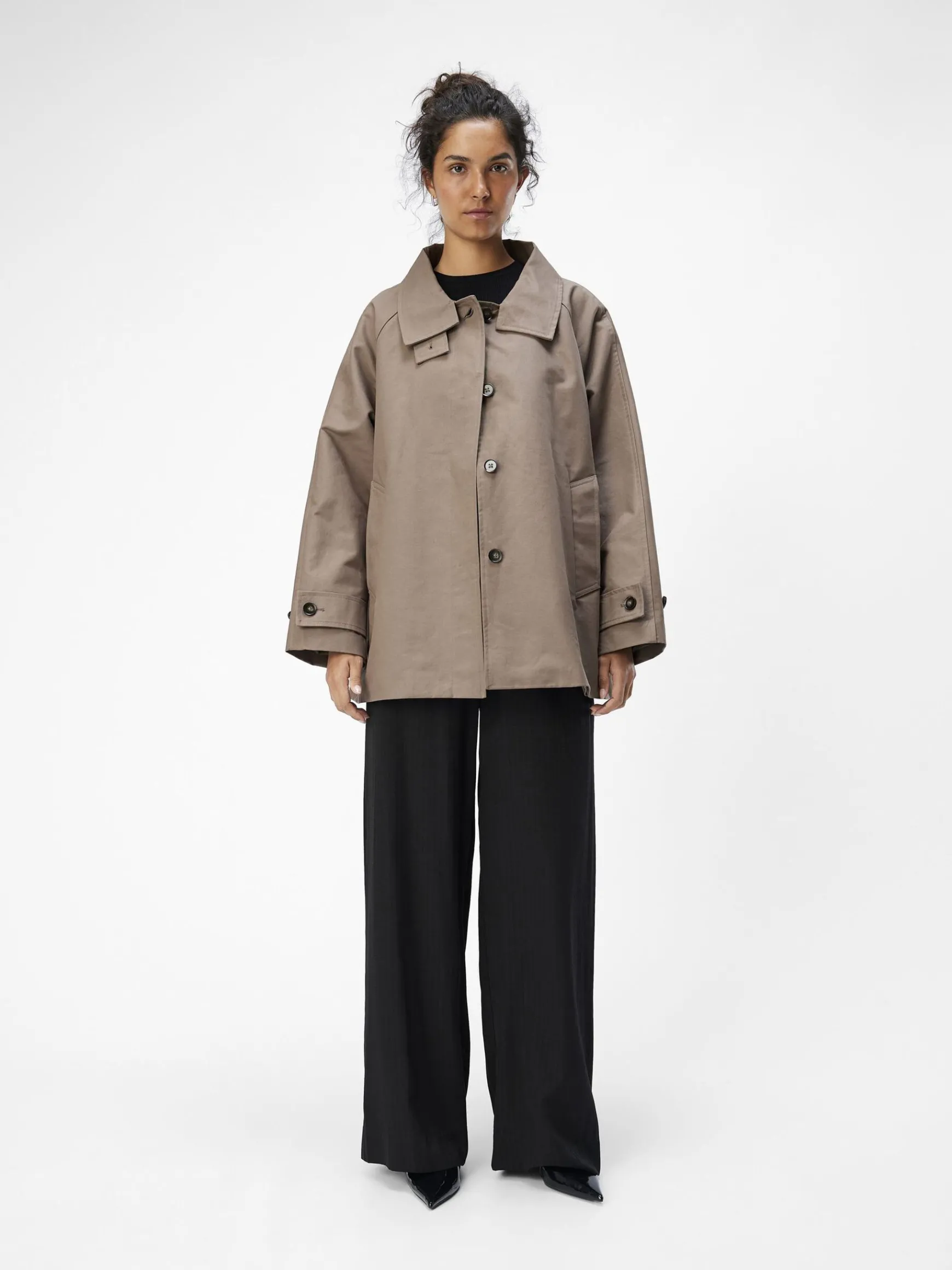 Dame OBJECT HØJ HALSET JAKKE