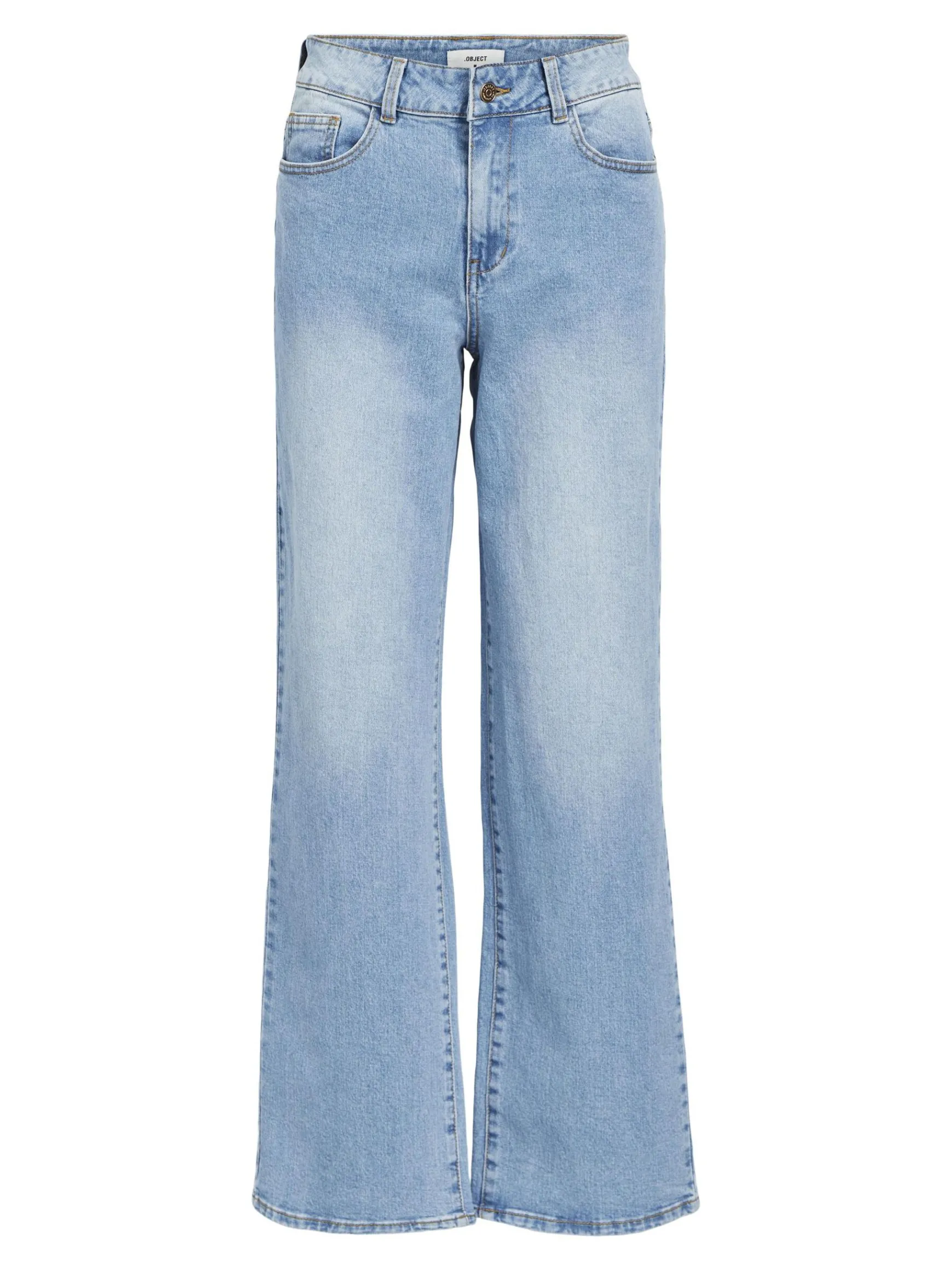 Dame OBJECT MELLEMHØJ TALJE WIDE FIT JEANS