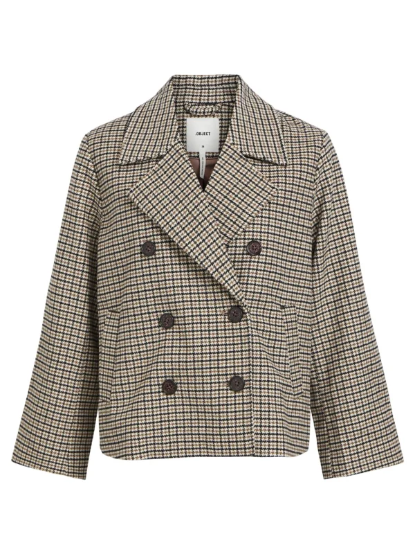 Dame OBJECT OBJKEILY KORT JAKKE