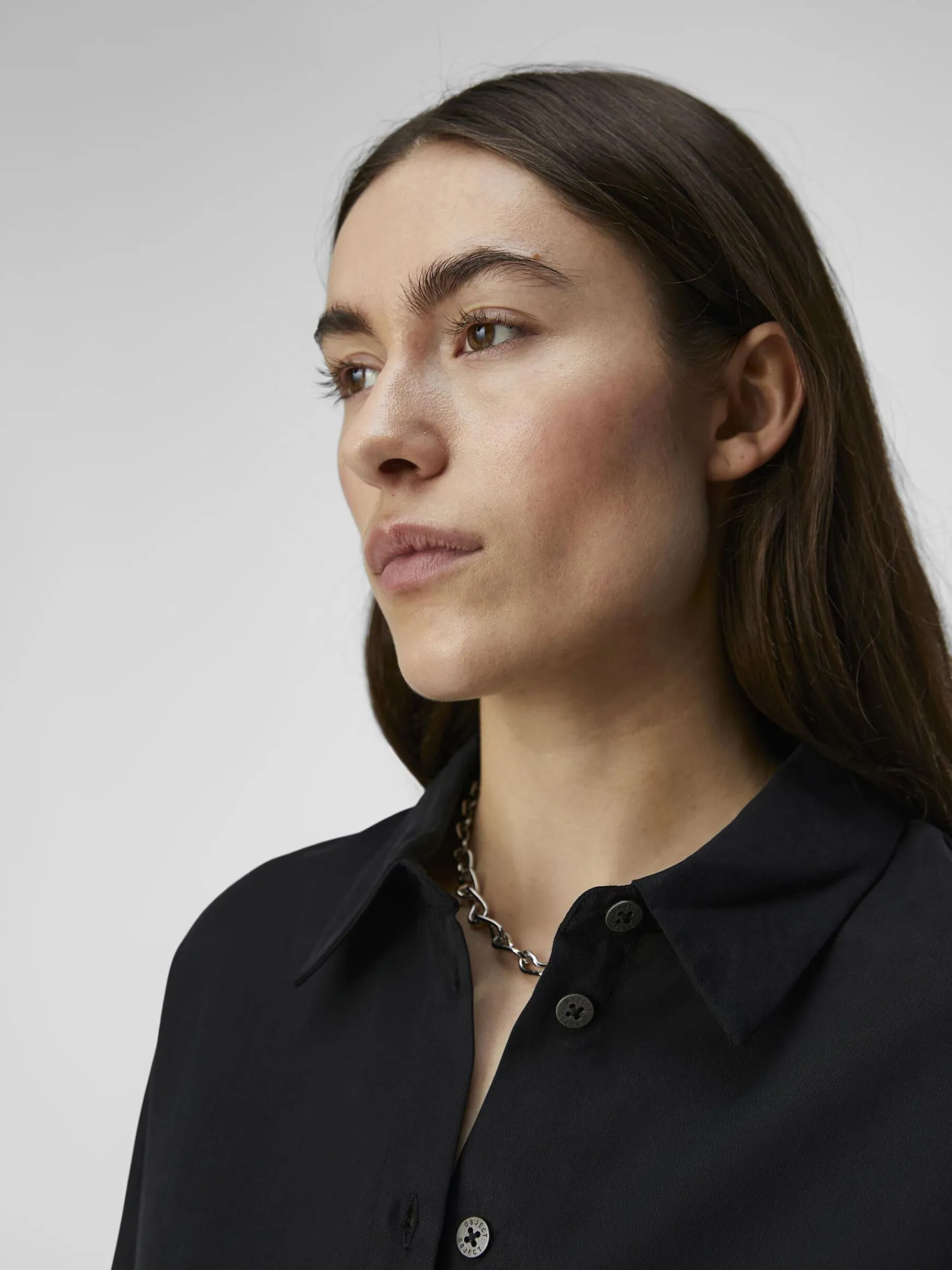 Dame OBJECT OVERSIZED SKJORTE