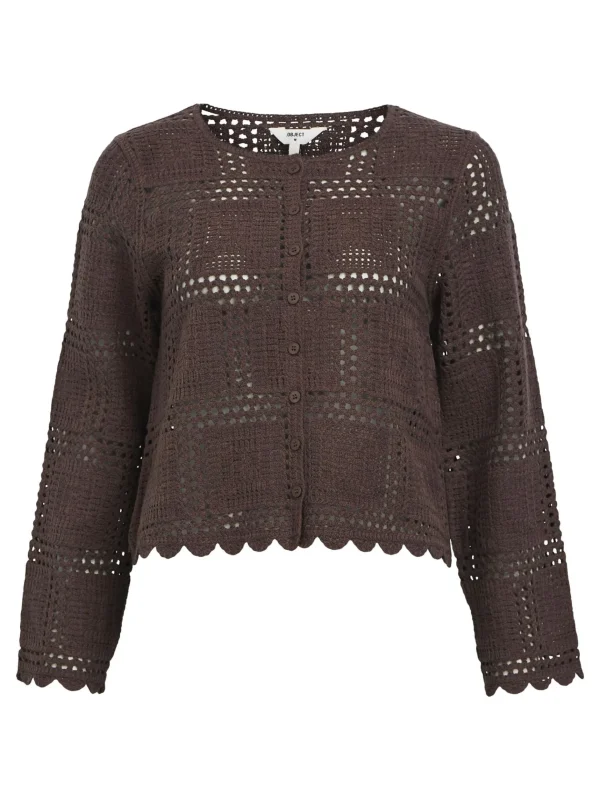 Dame OBJECT STRIKKET CARDIGAN