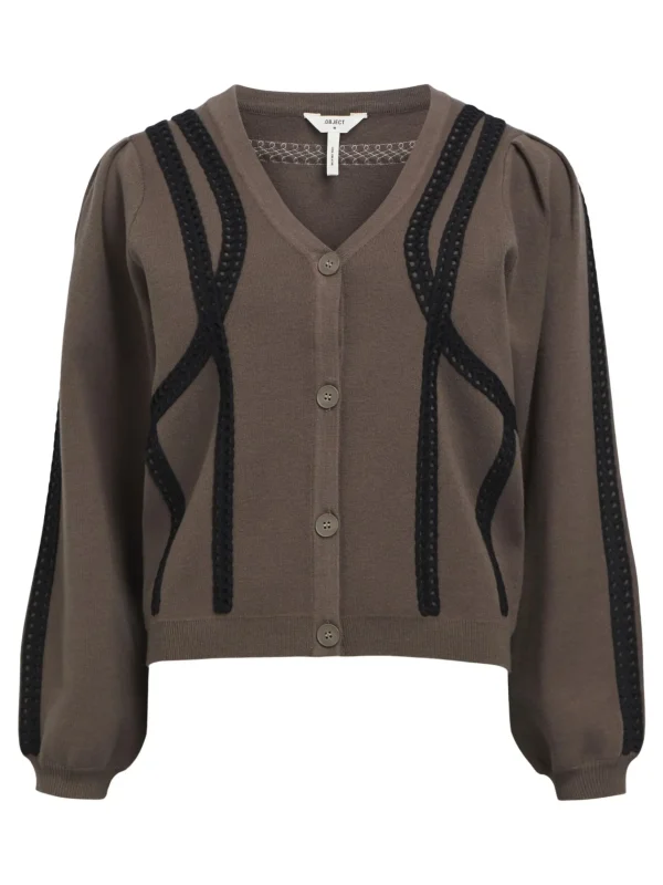 Dame OBJECT STRIKKET CARDIGAN