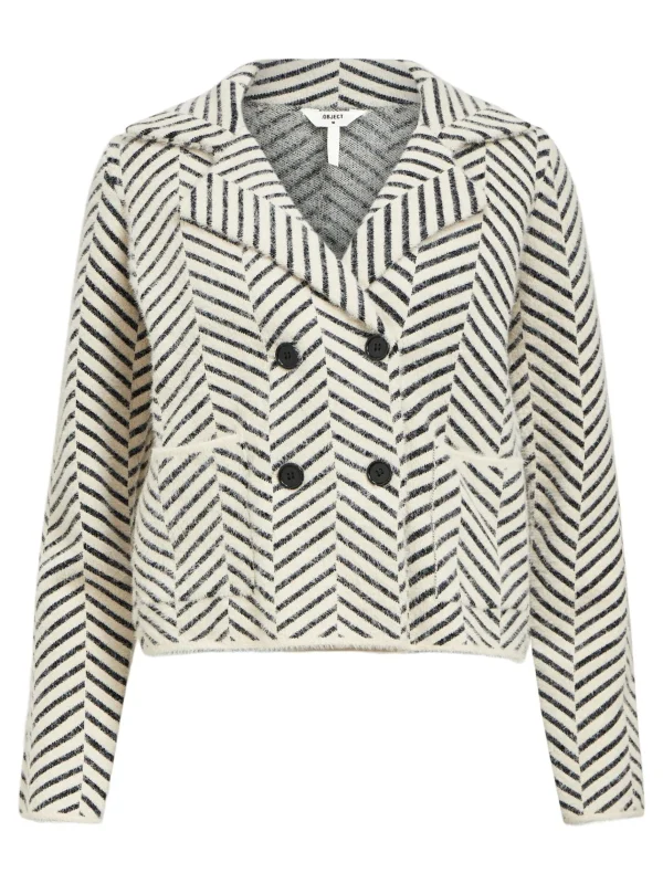 Dame OBJECT STRIKKET JAKKE