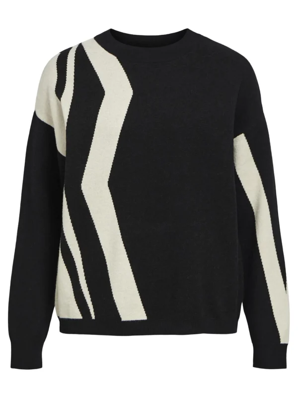 Dame OBJECT STRIKKET PULLOVER