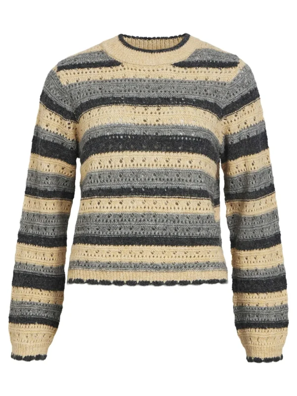 Dame OBJECT STRIKKET PULLOVER