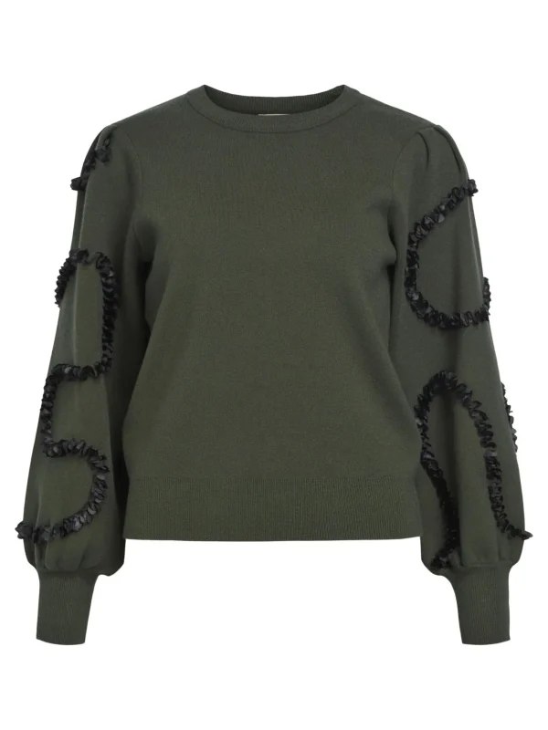 Dame OBJECT STRIKKET PULLOVER
