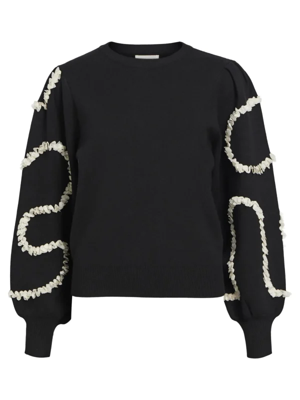 Dame OBJECT STRIKKET PULLOVER