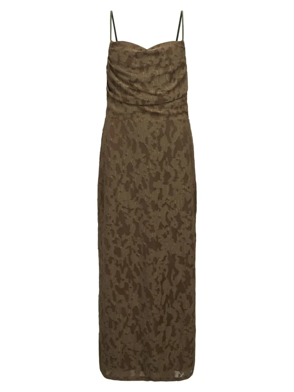 Dame OBJECT STRUKTURERET MAXIKJOLE