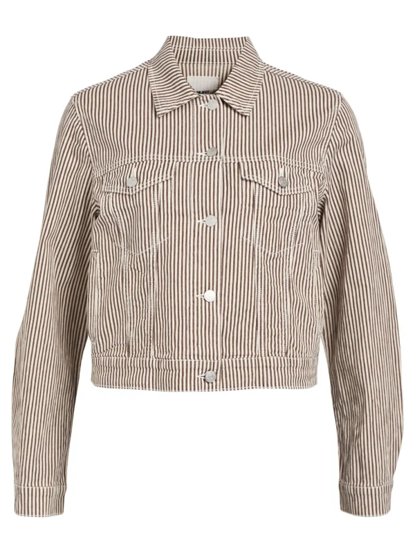 Dame OBJECT TWILL KORT JAKKE